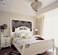 白色优雅美式卧室-效果图