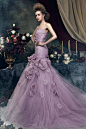 梦幻紫色系唯美婚纱 穿出你的高贵典雅