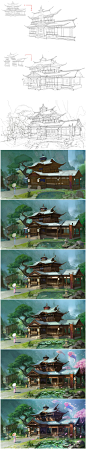 Painting tutorial, muyang xu : sina weibo：http://weibo.com/u/5626207919