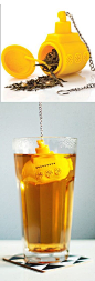 Yellow Submarine // love this tea infuser #product_design