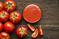 西红柿与西红柿果汁图片