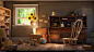 #room #window#cg #lighting #RobertCraig阳光室内

