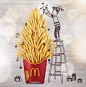有趣幽默的麦当劳广告设计 美食 灵感 混合艺术 摆拍 广告 幽默 创意 
