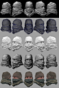 Made for Guerrilla - Sony Computer Entertainment. Here are some steps I used to create one of the ISA Infantry ICE head variants. Starting with ZBrush at the top and ending with a real-time mesh at the bottom. This head would be combined with the ISA Infa