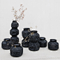 Matka leathery vases by Pepe Heykoop