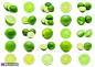 绿色柠檬 美味水果 水果切面 高清水果蔬菜设计素材JPG cm08585409设计素材素材下载-优图-UPPSD