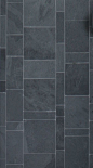 Floor Tile | Natural Stone | Black Slate | Alchemy Architects | www.weehouse.com