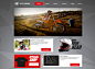 Motocross Template -  A sleek eCommerce template ready to promote your team. Pay tribute to your sponsors, profile your riders, and share videos, images, and news. Fans can show their support by purchasing merchandise from the Shop page.