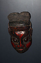瓦神土家族木雕摊戏面具