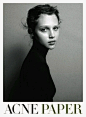 Acne Paper, the Youth Issue. Anais Pouliot by Daniel Jackson.

一种难以说明的感觉~~