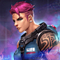 Zarya, Derrick Chew : Overwatch fanart