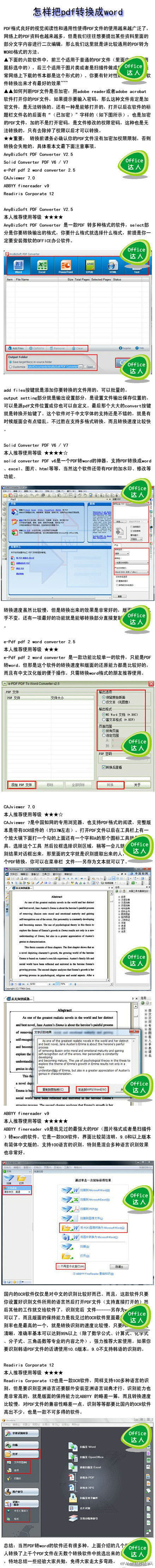 【怎样把pdf转成word】工作中经常遇...