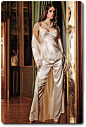 Cream Satin Pyjamas - Vintage Glamour #WeddingPlanning, #MuslimWedding www.PerfectMuslimWedding.com: 