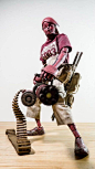 Popbot - E.D.O. RED COMMANDER - Threea Ashley Wood 1/6 3A TK Tomorrow King Edo : US $135.00 Used in Toys & Hobbies, Action Figures, Designer & Urban Vinyl