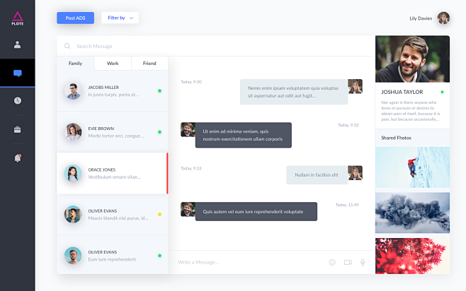 Chat app
by Outcrowd
