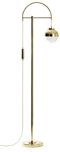 brass floor lamp.