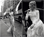 Inbal Dror Wedding Couture Fall 2016 Lookbook｜以色列高定婚纱Inbal Dror 的最新季画册在曼哈顿拍摄完成，品牌标志性的大露背&大鱼尾再度登场，“人鱼新娘”在高楼街区间四处曼妙游走～