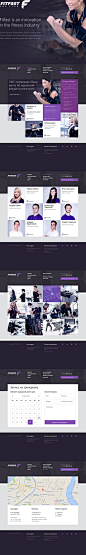 上Behance Fitfast健身室