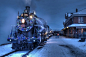 雪火车，不列颠哥伦比亚省加拿大