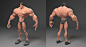 Smashman (W.I.P.), Roumen Filipov : Character model inspired by the awesome concepts by Baptiste Gaubert:
http://goblog-gobi.blogspot.de/2013/03/smashman.html

This is only the model with no textures, I'll post the finished one as soon I have some rig and