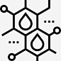 分子图标png免抠素材_新图网 https://ixintu.com 形状 分子科学 化学 石油 工业