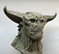The Witcher III Wild Hunt - Clay Sculpture , Tomek Radziewicz : May 2014. The Witcher III Wild Hunt. Work in progress. Size 230 cm.