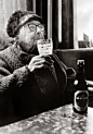 Having a pint…

At The Royal Oak, Bethnal Green, by Tony Bock, 1970s
