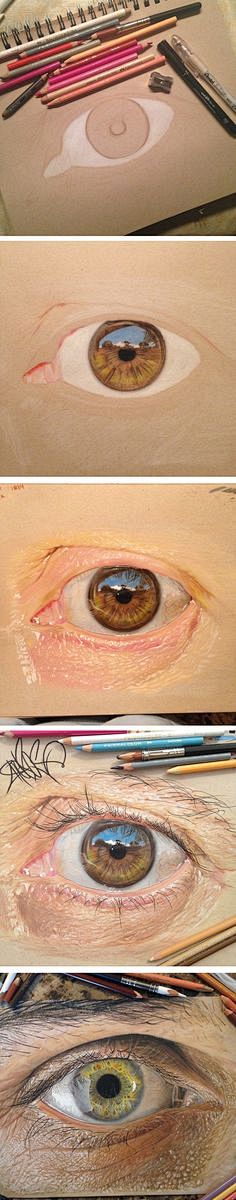 realistic eye illust...