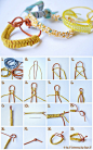 9款手链编织方法教程--怎么编织手链-如何编织手链~（图均源自网络，转载）