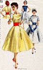 1950s dress patterns#别错过这个专属于连衣裙的季节#