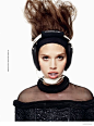 Anais Pouliot Wears Athletic Gear for Hunger Shoot by Rankin