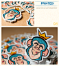 Monkey Sticker! on Behance
