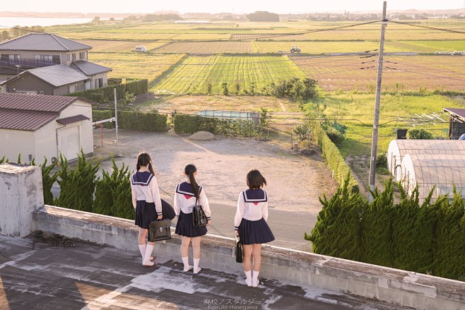 制服少女摄影师长谷川圭佑最近一组以「废弃...