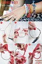 5 Minute DIY | Fabric Wrapped Bracelets