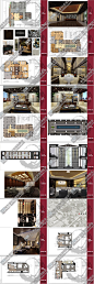 【WB-SN-003】福州某洲际酒店室内设计方案文本现代古典中式风格-淘宝网