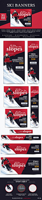 Ski Banners - Banners & Ads Web Elements