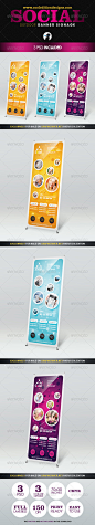 Social - Outdoor Banner Signage - GraphicRiver Item for Sale