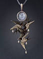 Swallows pendant by Ilgiz Fazulzyanov