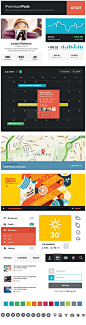 Freebie PSD - UI Kit by Aykut Yilmaz, via Behance