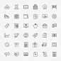 Free, flat-line ecommerce icon pack | Inside Design Blog