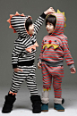 Munster Striped Fleece Set for boys and girls 2-7. Cool kids fashion, play ready style at Color Me WHIMSY.: 