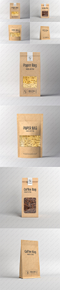 05011_4视角牛皮纸袋环保健康简约风格咖啡食品包装袋PSD素材.jpg