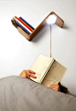 这款书架灯可以说是爱书人的福利吧，一盏灯，解决了光线问题，解决了空间问题。
