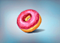 Photoshop绘制漂亮的草莓味甜甜圈_UI设计_UI_UI设计师-Uimaker-专注UI设计