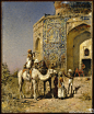 美国著名画家Edwin Lord Weeks油画作品