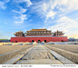 ancient royal palaces of the Forbidden City in Beijing,China