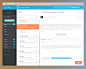 扁平化风格的后台界面设计 #客户端# #APP#