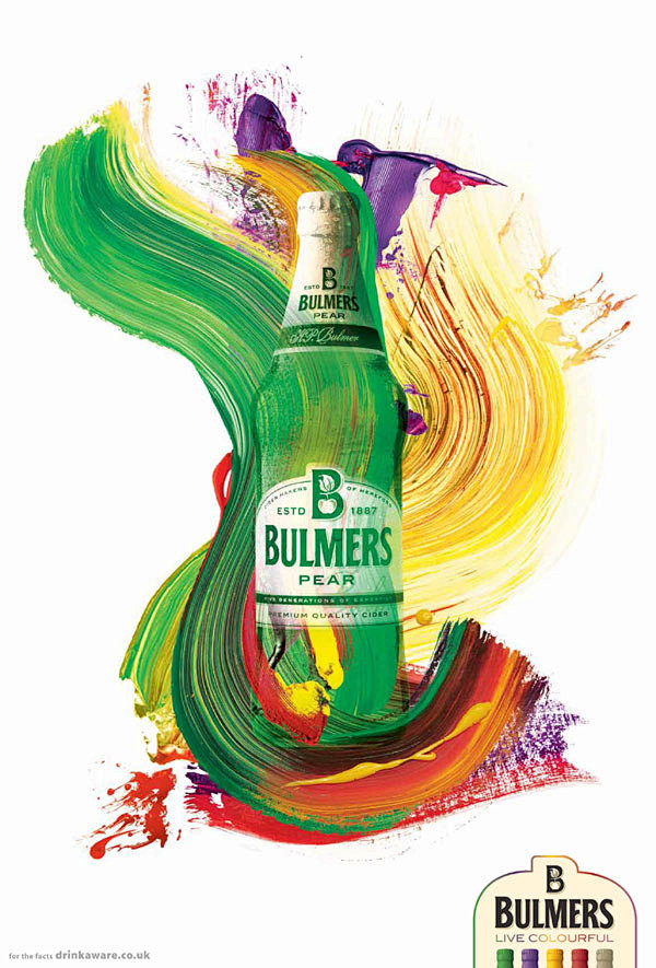 Bulmers果酒系列炫彩广告创意设计 ...