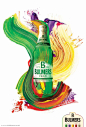 Bulmers果酒系列炫彩广告创意设计 | 新鲜创意图志