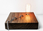 Ovangkol wooden lamp mod. Nessy 007 table lamp by TelltaleDesign, €180.00: 